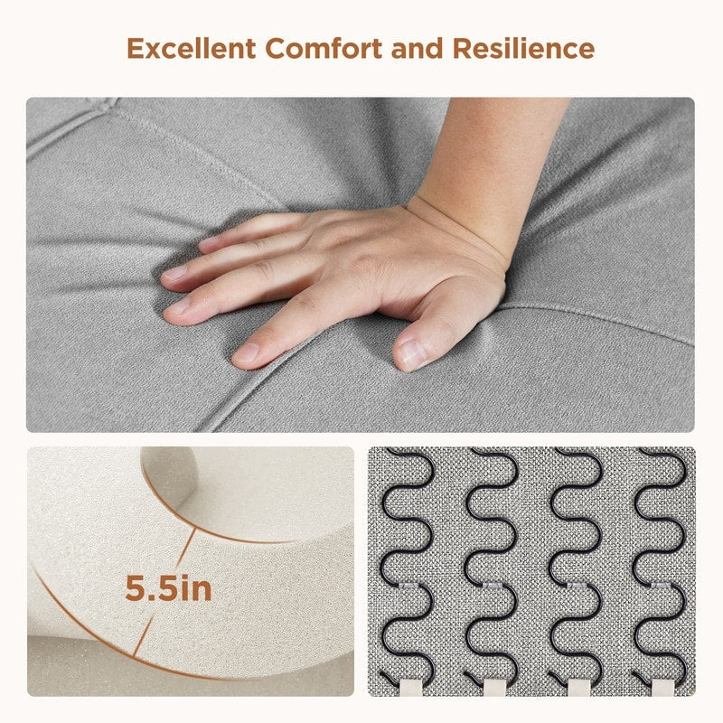 Canapé-lit 3 en 1 réglable, canapé-lit gigogne, convertible et pliable pour salon