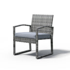 3-pc. Outdoor Cushioned Wicker Chat Set