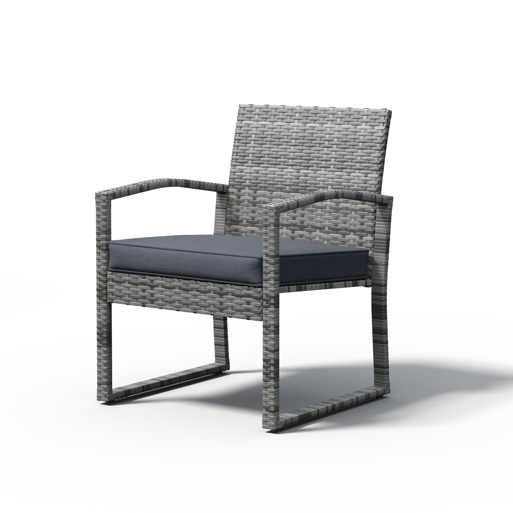 3-pc. Outdoor Cushioned Wicker Chat Set