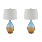510 Design Cortina Ombre Glass Table Lamp, Set of 2
