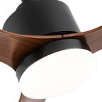 Ventilateur de plafond à DEL de 52 pouces avec télécommande (3 pales)