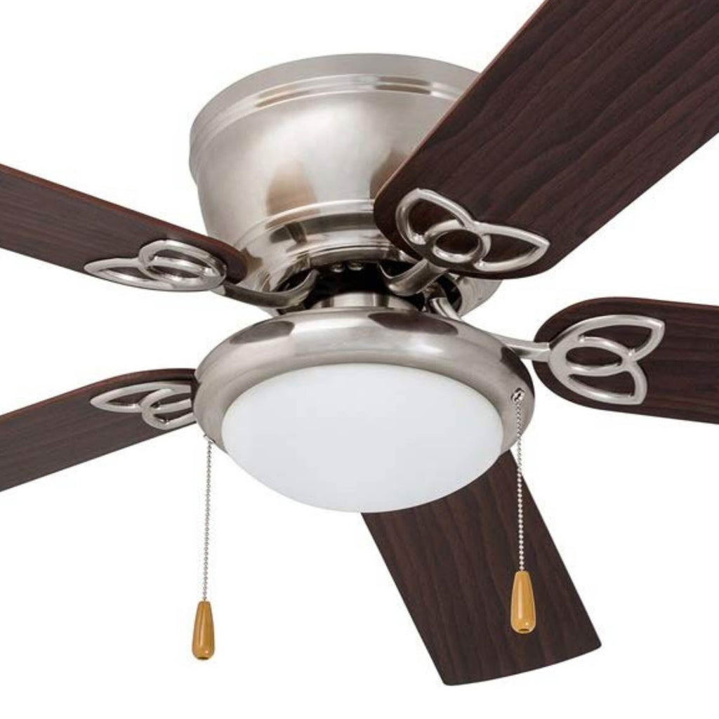 52 Prominence Home Benton Traditional Indoor LED Ceiling Fan with Light, Pull Chains