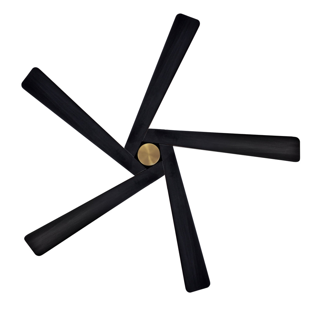 Ventilateur de plafond d'intérieur WINGBO 54 pouces avec moteur à courant continu sans éclairage - N/A