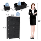 6-drawer Chest Vertical Dresser Storage Tower by Crestlive Products