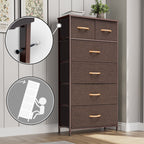 6-drawer Chest Vertical Dresser Storage Tower by Crestlive Products