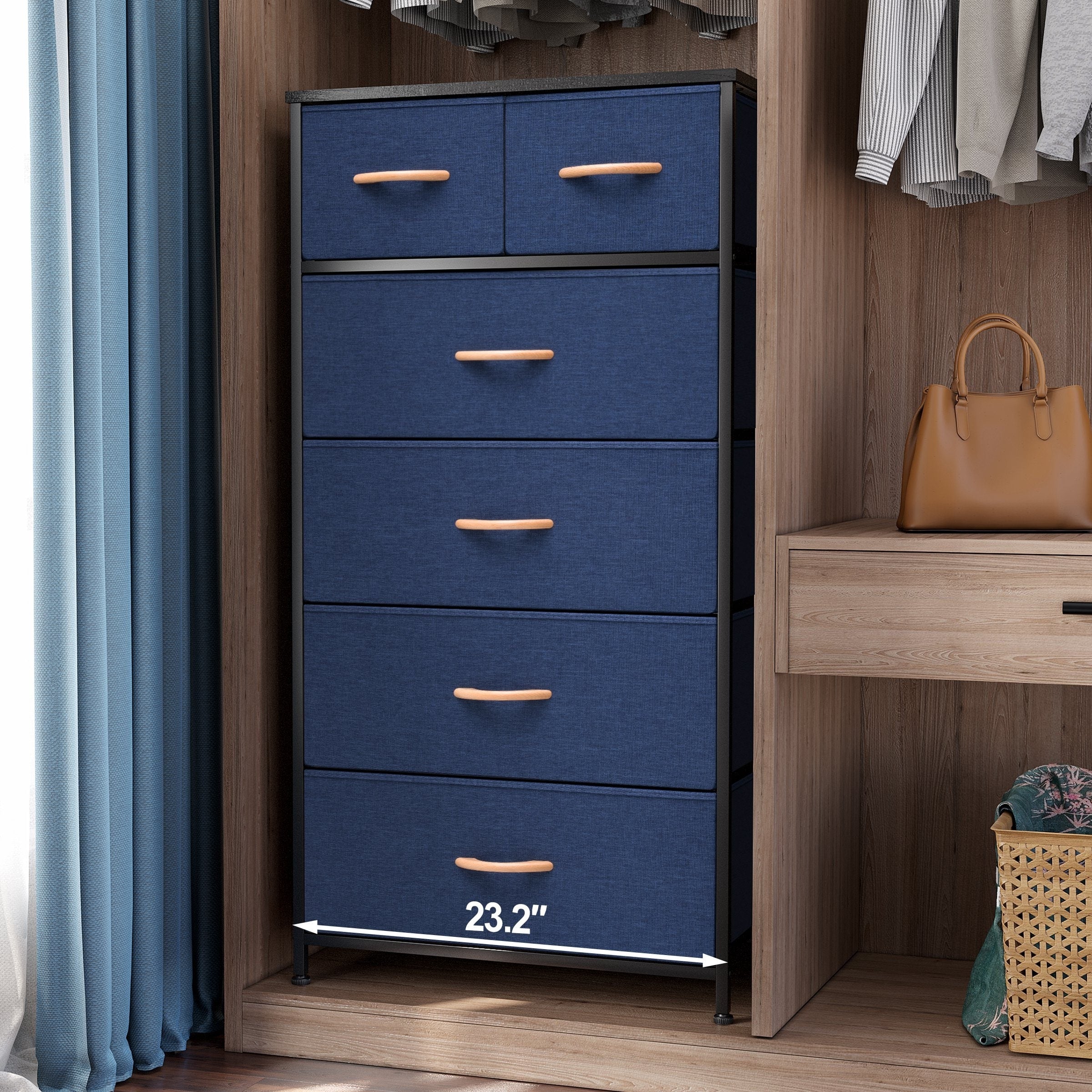 6-drawer Chest Vertical Dresser Storage Tower by Crestlive Products