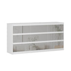 Commode d'appoint à 9 tiroirs 63W pour salon, chambre à coucher