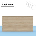 Commode d'appoint à 9 tiroirs 63W pour salon, chambre à coucher