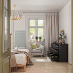 Commode d'appoint à 9 tiroirs 63W pour salon, chambre à coucher