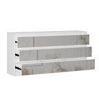 Commode d'appoint à 9 tiroirs 63W pour salon, chambre à coucher