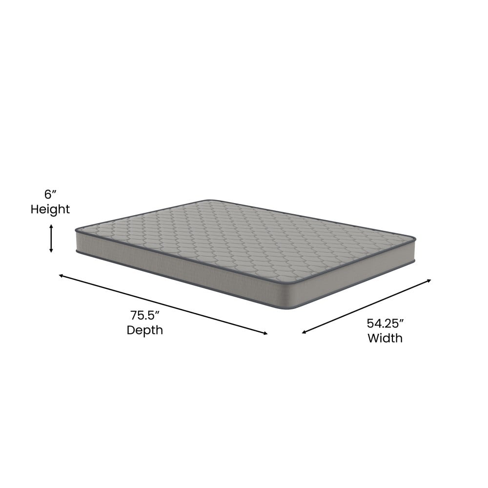 Matelas hybride à ressorts et plateau moyen