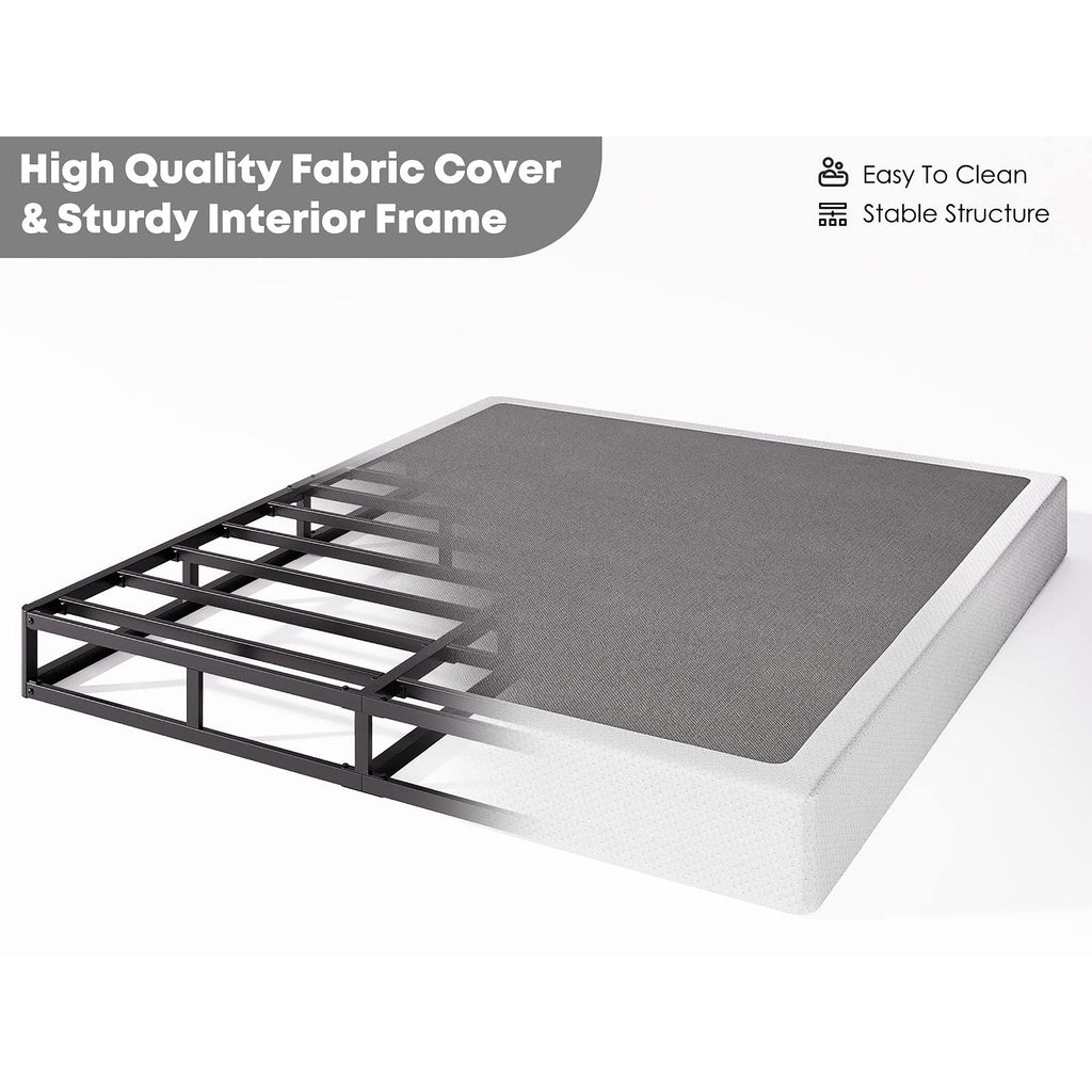 Sommier métallique FSCHOS de 7 pouces, sommier de base, sans pieds
