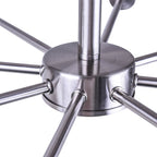 Black/ Gold Sputnik Semi Flush Mount Lamp Close to Ceiling Light Fixture for Living Room/ Kitchen/ Office/ Bedroom/ Foyer