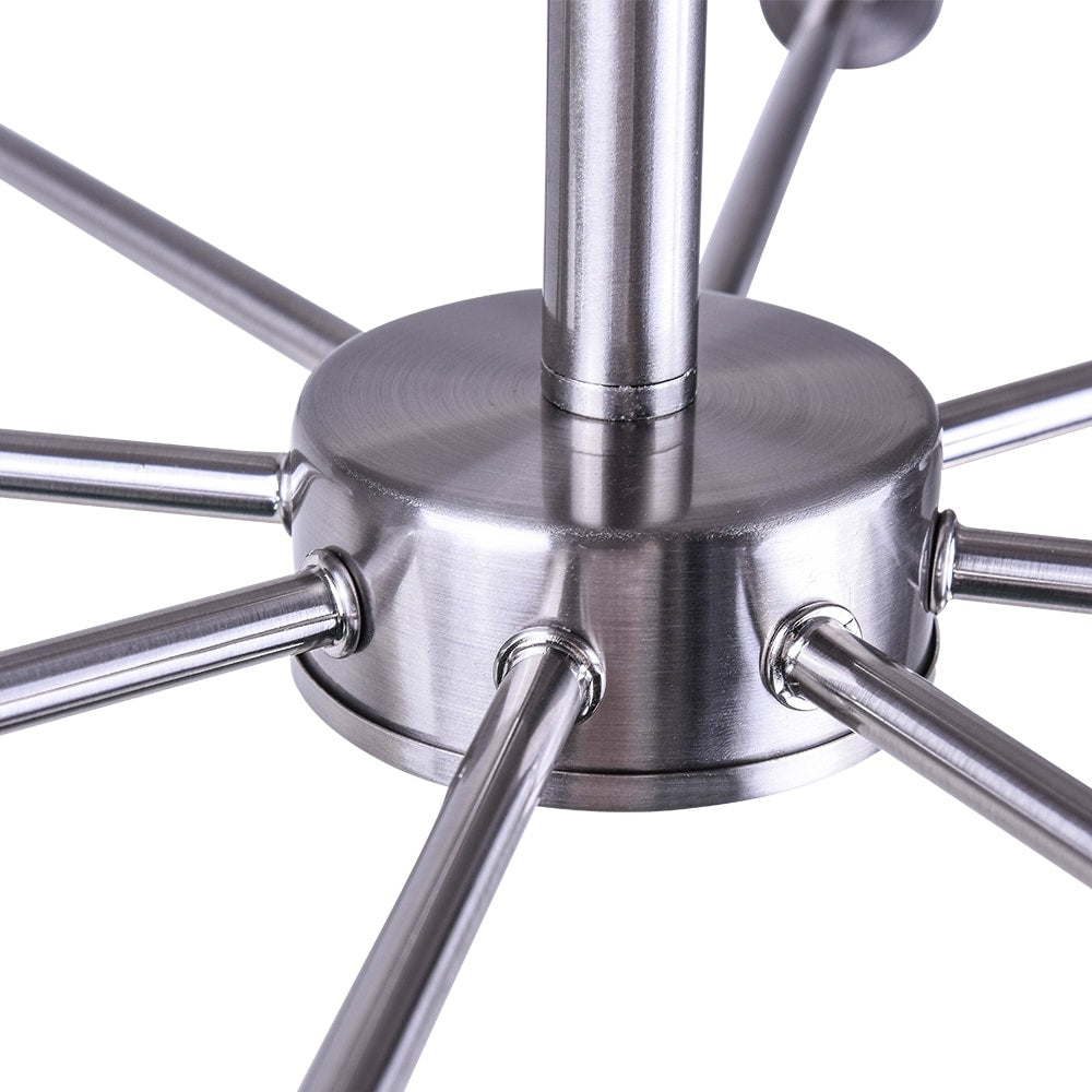 Black/ Gold Sputnik Semi Flush Mount Lamp Close to Ceiling Light Fixture for Living Room/ Kitchen/ Office/ Bedroom/ Foyer