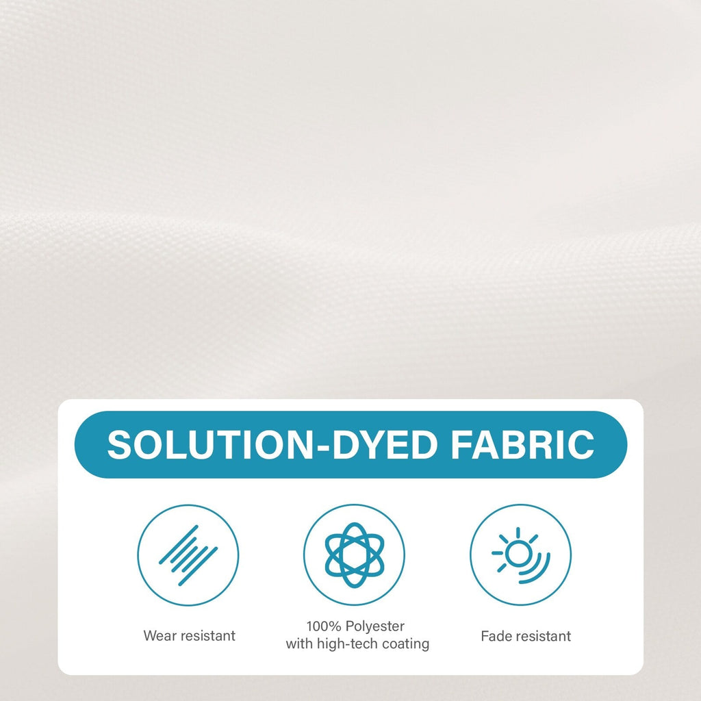 8*10ft Rectangular Patio Market Umbrella with Crank & Tilt，UV-Resistant