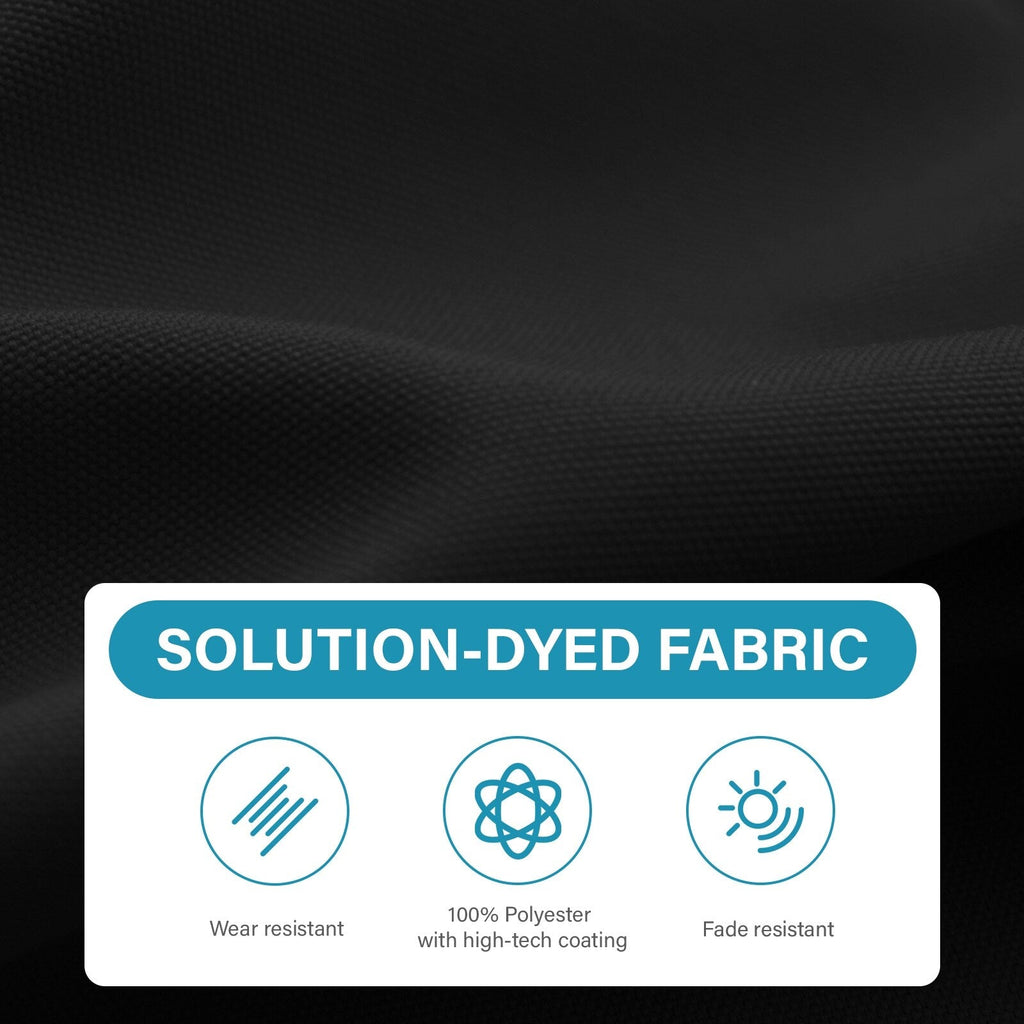 8*10ft Rectangular Patio Market Umbrella with Crank & Tilt，UV-Resistant