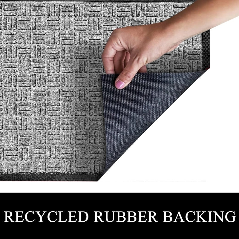 A1HC New Durable and Versatile Polypropylene Rubber Door Mat All Weather Inside Outside Door Mat