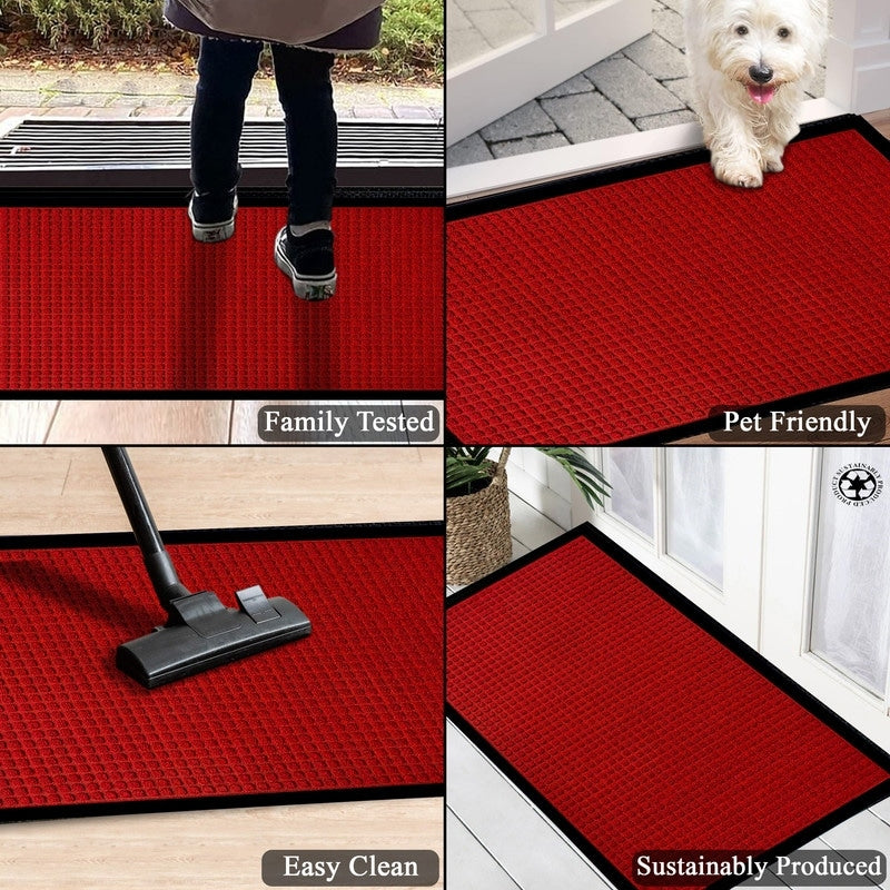 A1HC New Durable and Versatile Polypropylene Rubber Door Mat All Weather Inside Outside Door Mat