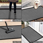 A1HC New Durable and Versatile Polypropylene Rubber Door Mat All Weather Inside Outside Door Mat
