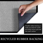A1HC New Durable and Versatile Polypropylene Rubber Door Mat All Weather Inside Outside Door Mat