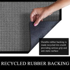 A1HC New Durable and Versatile Polypropylene Rubber Door Mat All Weather Inside Outside Door Mat