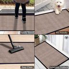 A1HC New Durable and Versatile Polypropylene Rubber Door Mat All Weather Inside Outside Door Mat