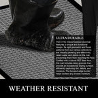 A1HC New Durable and Versatile Polypropylene Rubber Door Mat All Weather Inside Outside Door Mat
