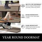A1HC New Durable and Versatile Polypropylene Rubber Door Mat All Weather Inside Outside Door Mat
