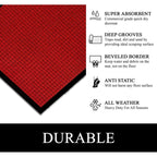 A1HC New Durable and Versatile Polypropylene Rubber Door Mat All Weather Inside Outside Door Mat