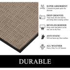 A1HC New Durable and Versatile Polypropylene Rubber Door Mat All Weather Inside Outside Door Mat