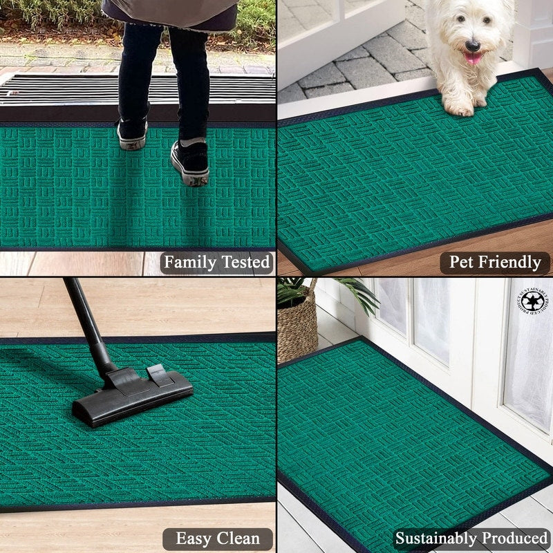 A1HC New Durable and Versatile Polypropylene Rubber Door Mat All Weather Inside Outside Door Mat