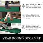 A1HC New Durable and Versatile Polypropylene Rubber Door Mat All Weather Inside Outside Door Mat