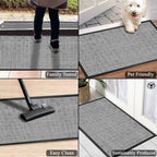 A1HC New Durable and Versatile Polypropylene Rubber Door Mat All Weather Inside Outside Door Mat