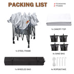 ABCCANOPY Tente à baldaquin facile à monter et durable Tente à baldaquin d'extérieur