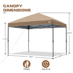 ABCCANOPY Tente à baldaquin facile à monter et durable Tente à baldaquin d'extérieur