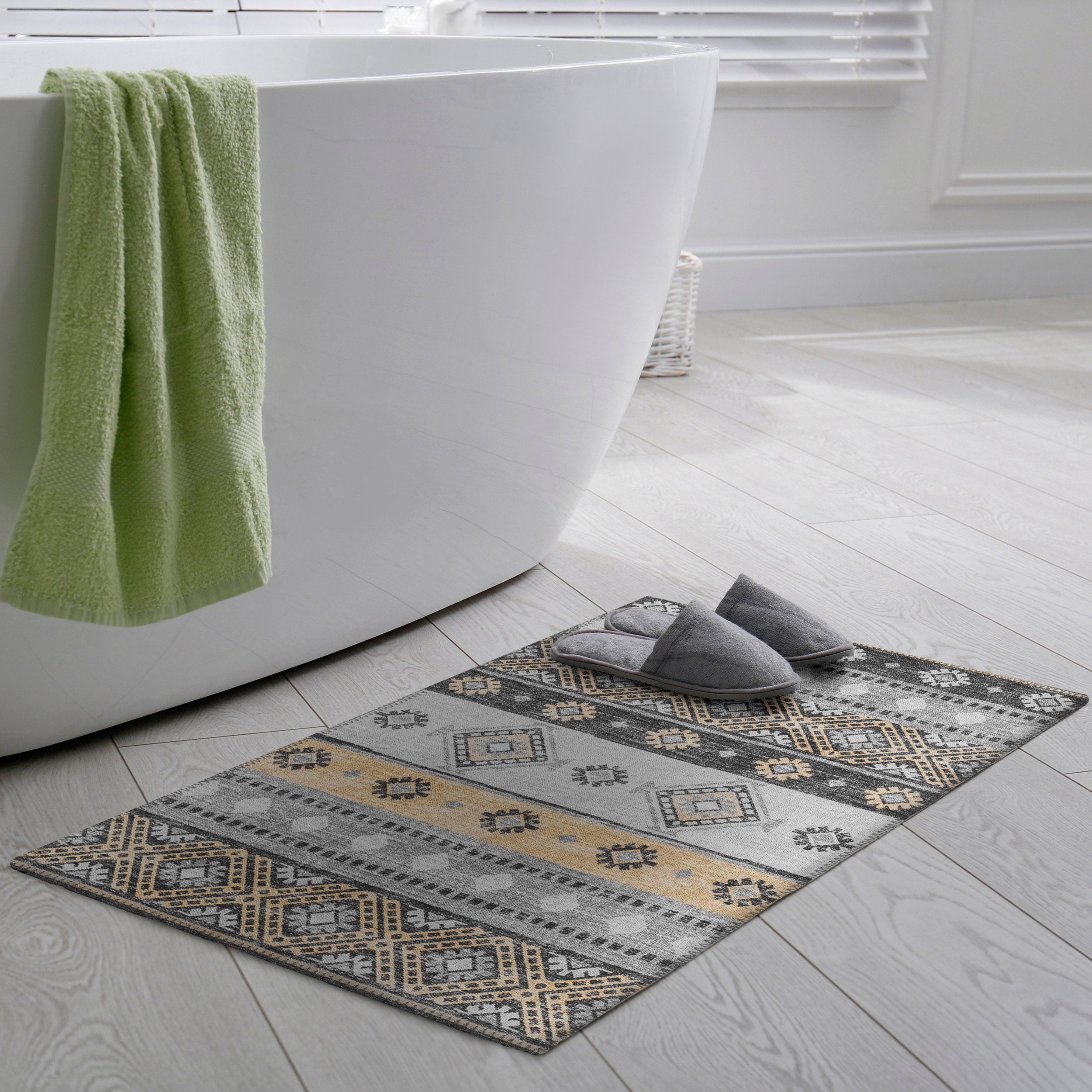 Addison Indoor/ Outdoor Yuma Southwest Boho Washable Rug