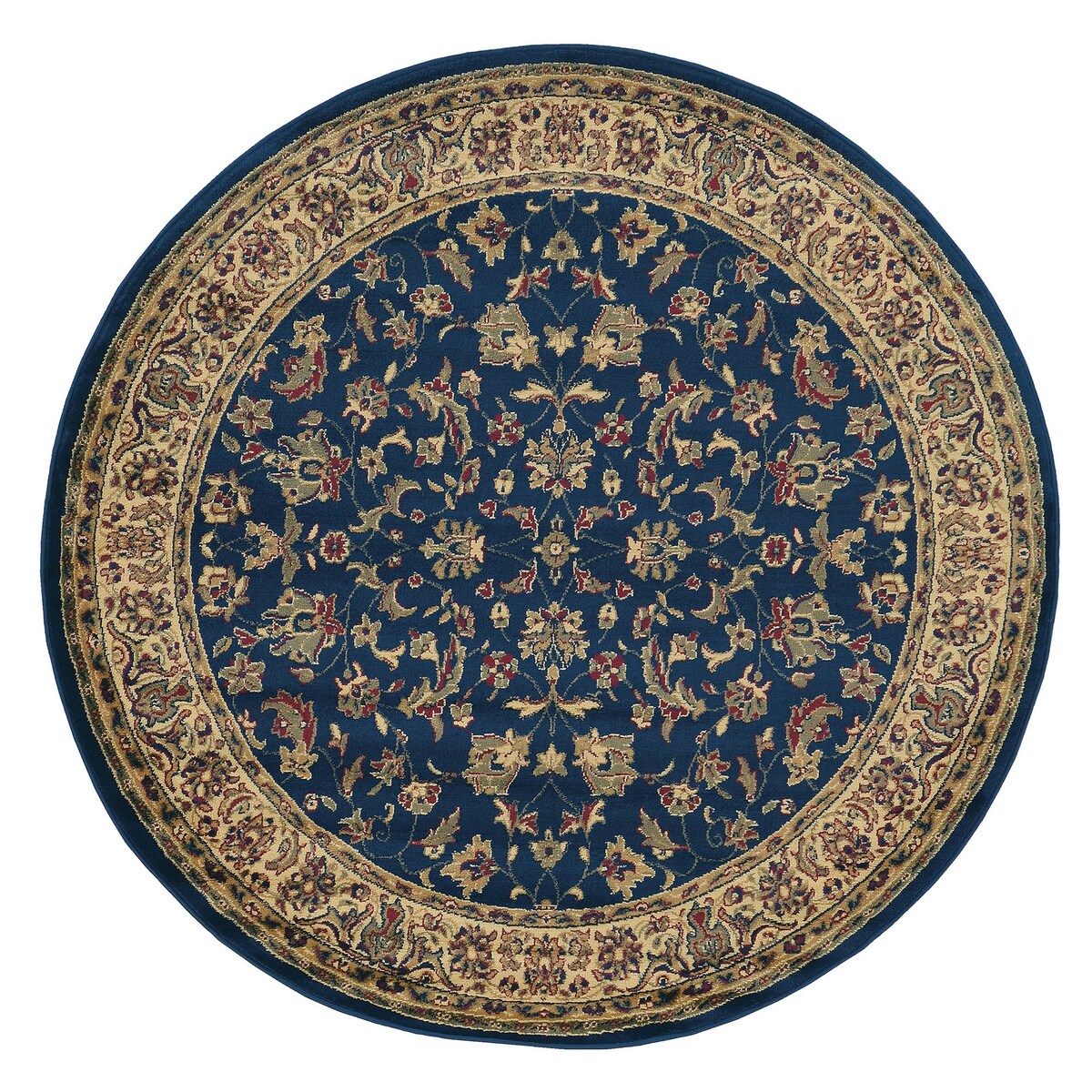Admire Home Living Caroline Traditional Floral Sarouk Pattern Area Rug