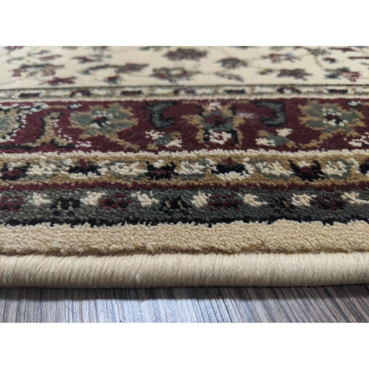 Admire Home Living Caroline Traditional Floral Sarouk Pattern Area Rug