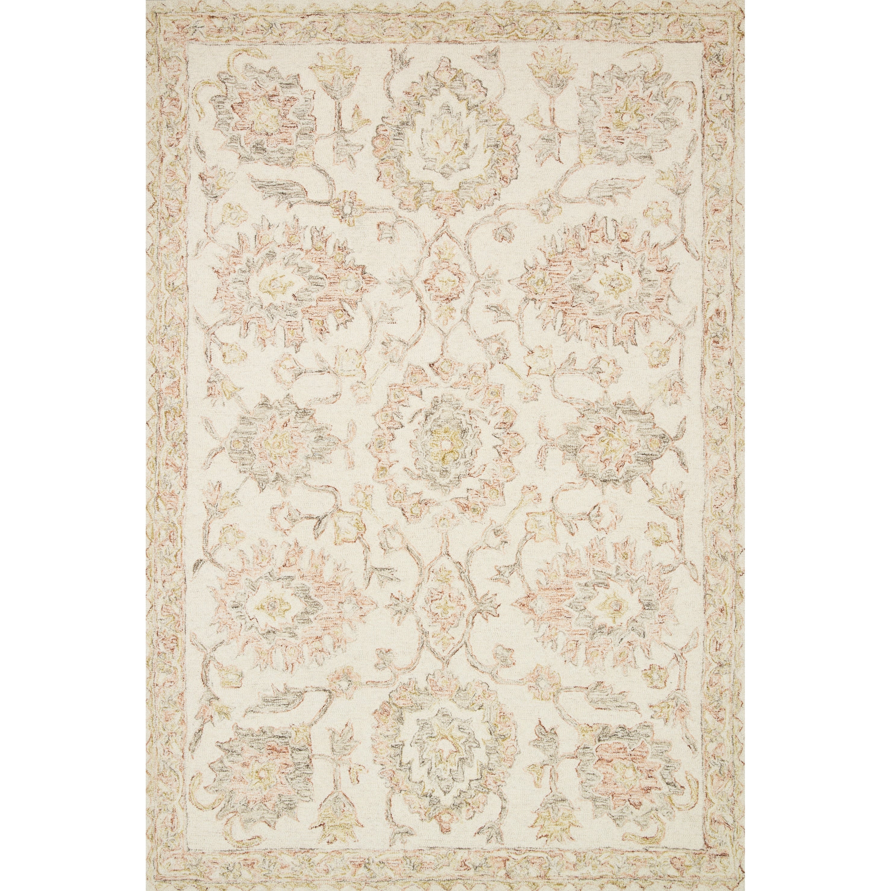 Alexander Home Annabelle Botanical Vineyard Hand-Hooked Wool Rug