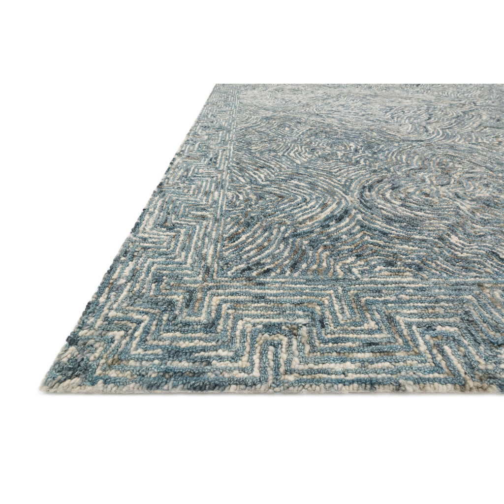 Alexander Home Aspen Denim Wool Hand-tufted Contemporary Area Rug
