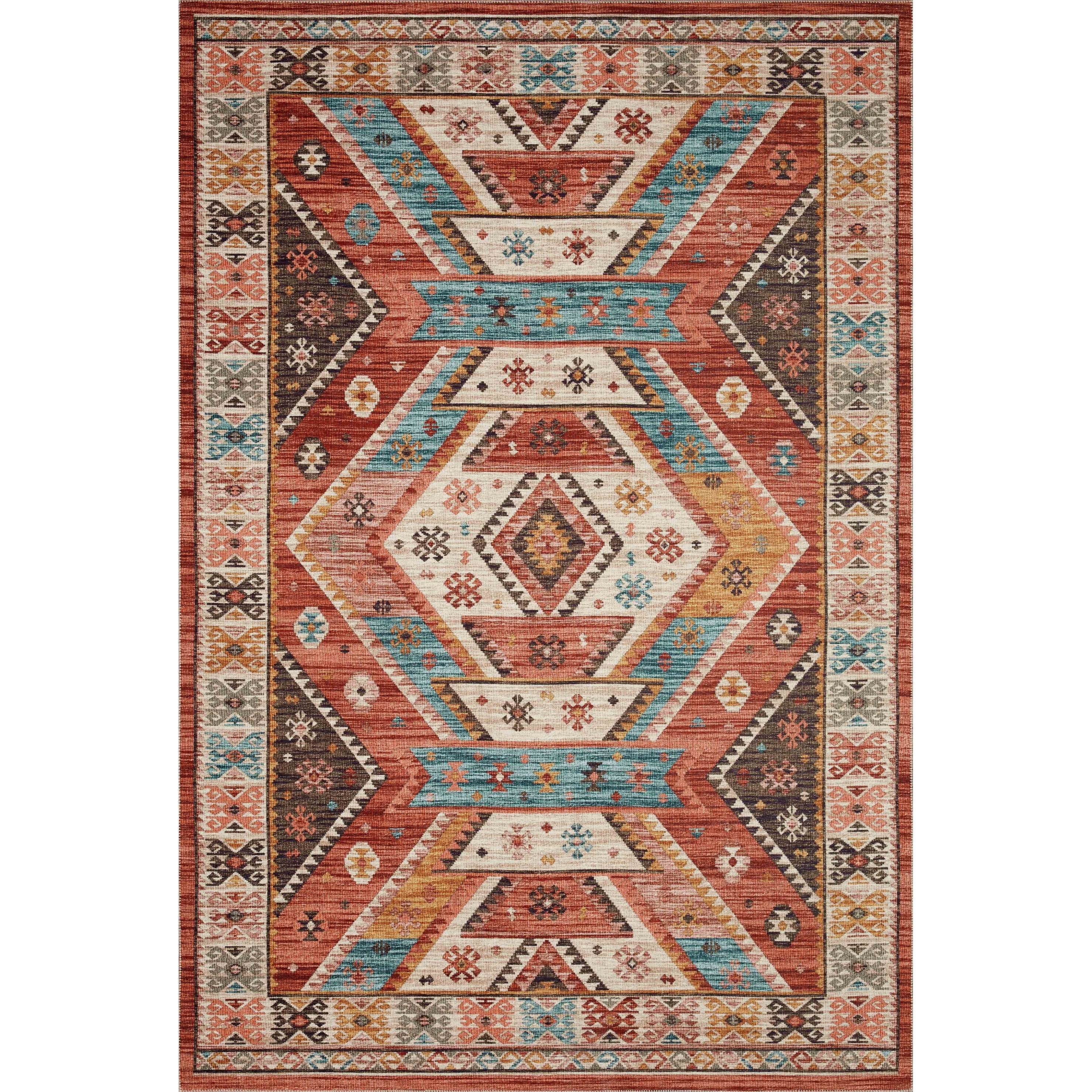 Alexander Home Escalante Printed Southwestern Aztec Area Rug