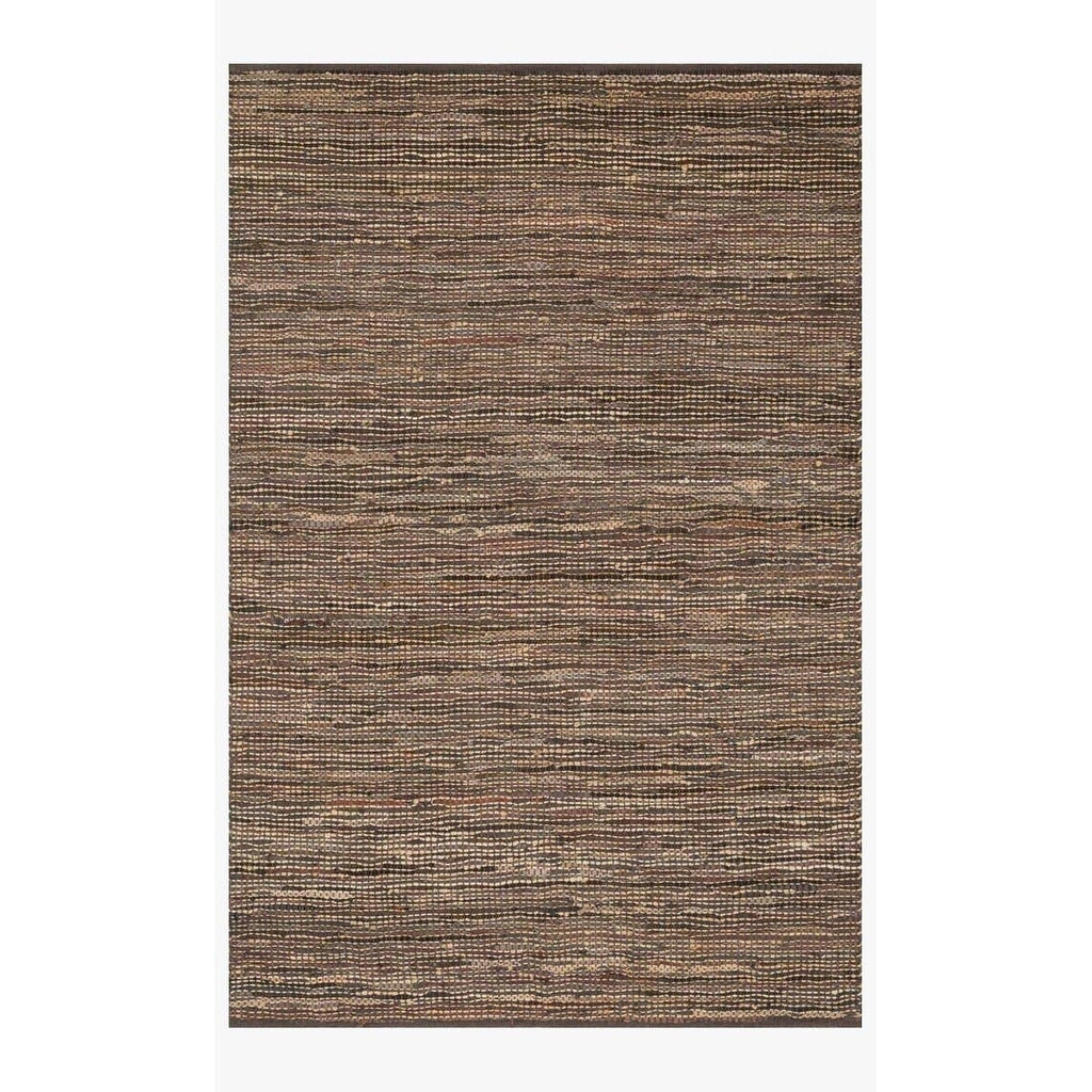 Alexander Home Farmhouse Jute and Leather Handwoven Area Rug