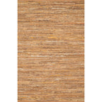 Alexander Home Farmhouse Jute and Leather Handwoven Area Rug
