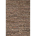 Alexander Home Farmhouse Jute and Leather Handwoven Area Rug