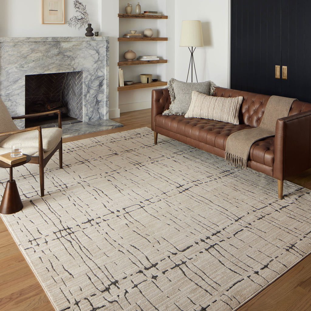 Alexander Home Harrison Industrial Dimensional Area Rug
