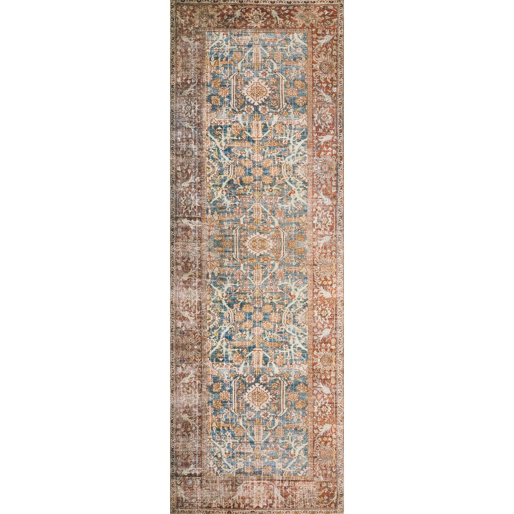 Alexander Home Isabelle Boho Vintage Botanical Pattern Area Rug