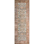 Alexander Home Isabelle Boho Vintage Botanical Pattern Area Rug