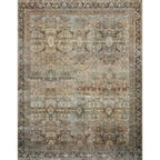 Alexander Home Isabelle Olive Tone Oriental Pattern Printed Area Rug