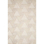 Alexander Home Kanarra Hand-Tufted Geometric Modern Wool Area Rug