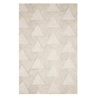 Alexander Home Kanarra Hand-Tufted Geometric Modern Wool Area Rug